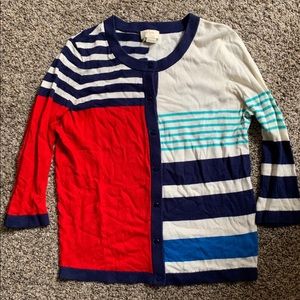Kate Spade color block cardigan